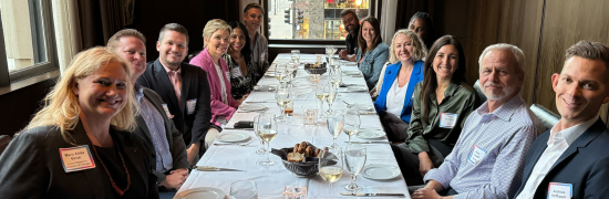 executive dinner snapshot